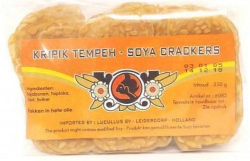 Kripik Tempeh - Soy Crackers 250g Lucullus