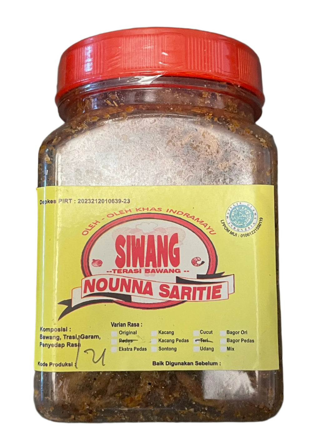 Siwang Terasi  Bawang Goreng