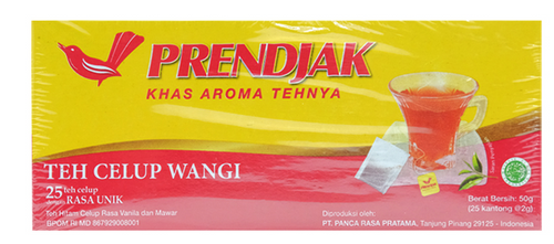 Prendjak Teh Celup Wangi - Black Tea with Rose Aroma