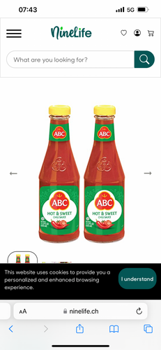 Abc Hot & Sweet bottle 335 Ml