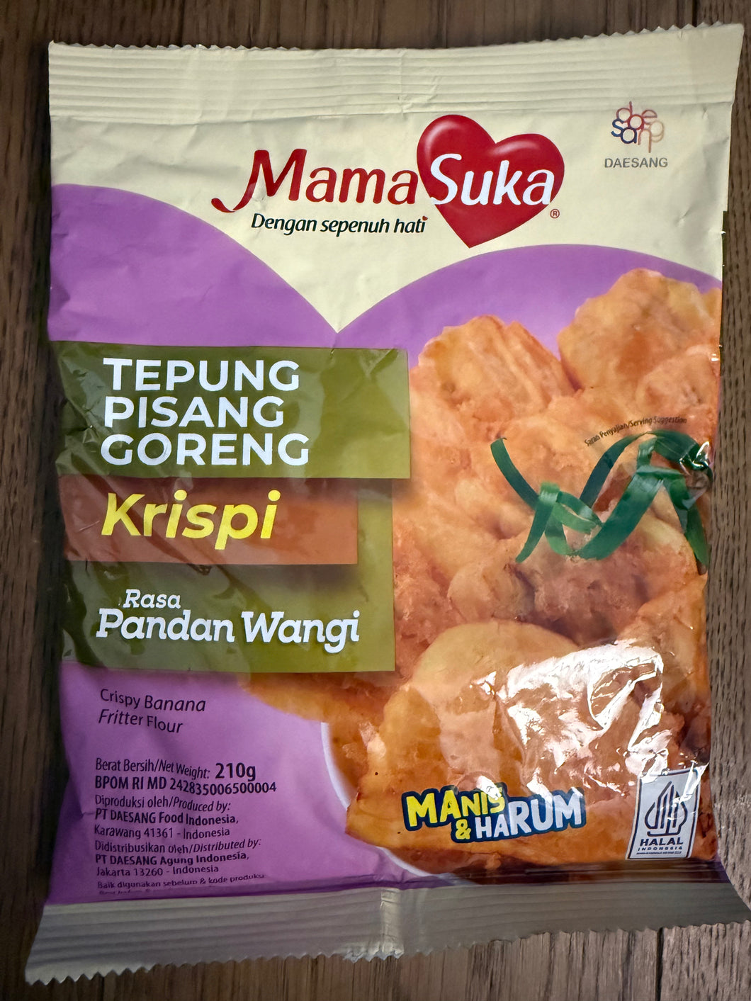 Mama Suka Tepung pisang goreng 210gr