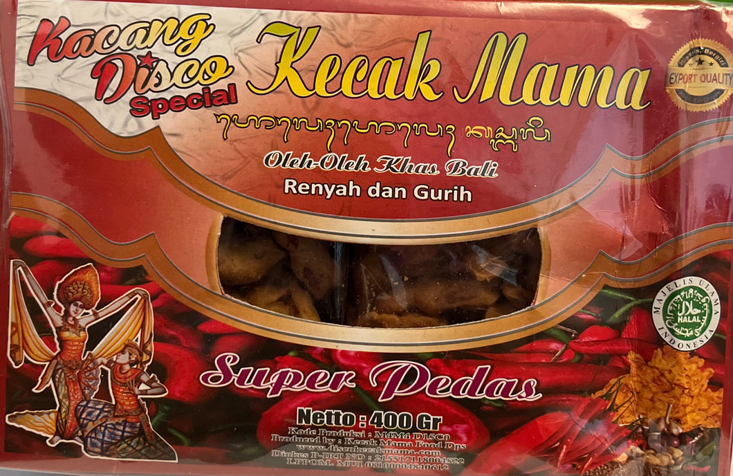 Kacang Disco Kecak Mama Super Pedas 400 gr