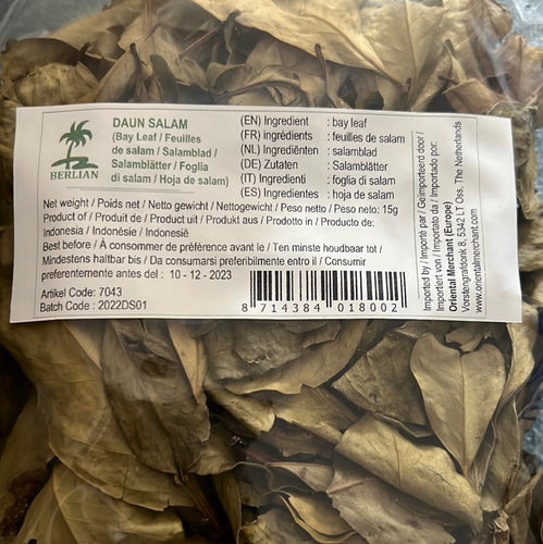 Bay Leaf, Daun Salam Kering