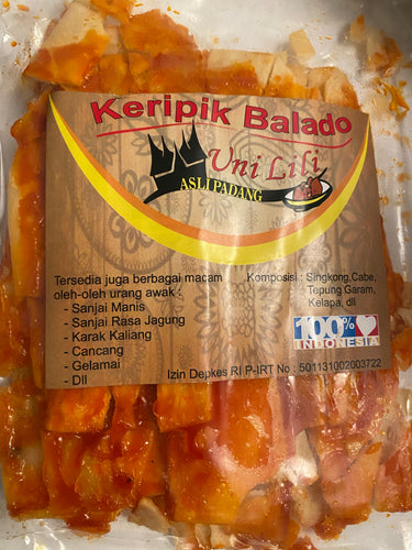 Keripik Balado Uni lili ( Discount 50 % )