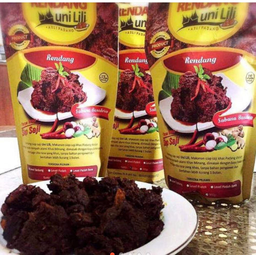 Rendang Daging Uni Lilili 250 gr