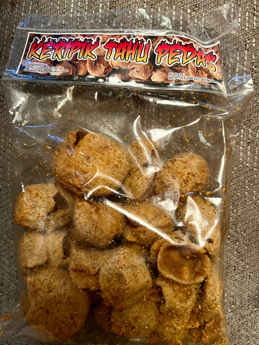 Keripik Tahu Pedas