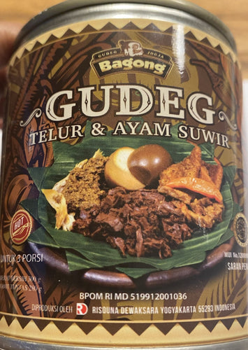 Gudeg Bagong  Telur & Ayam suwir
